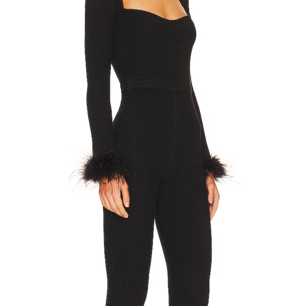 Evana Feather Jumpsuit - Lovers & Friends